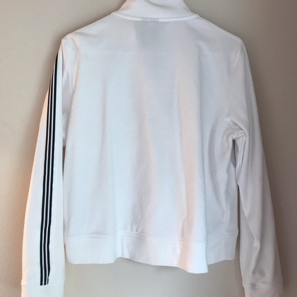 Adidas White Sweat Jacket - Picture 3 of 7